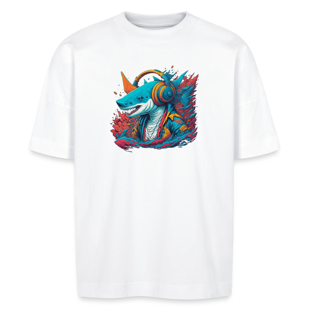 DJ Sharkbite - Oversize T-shirt - white