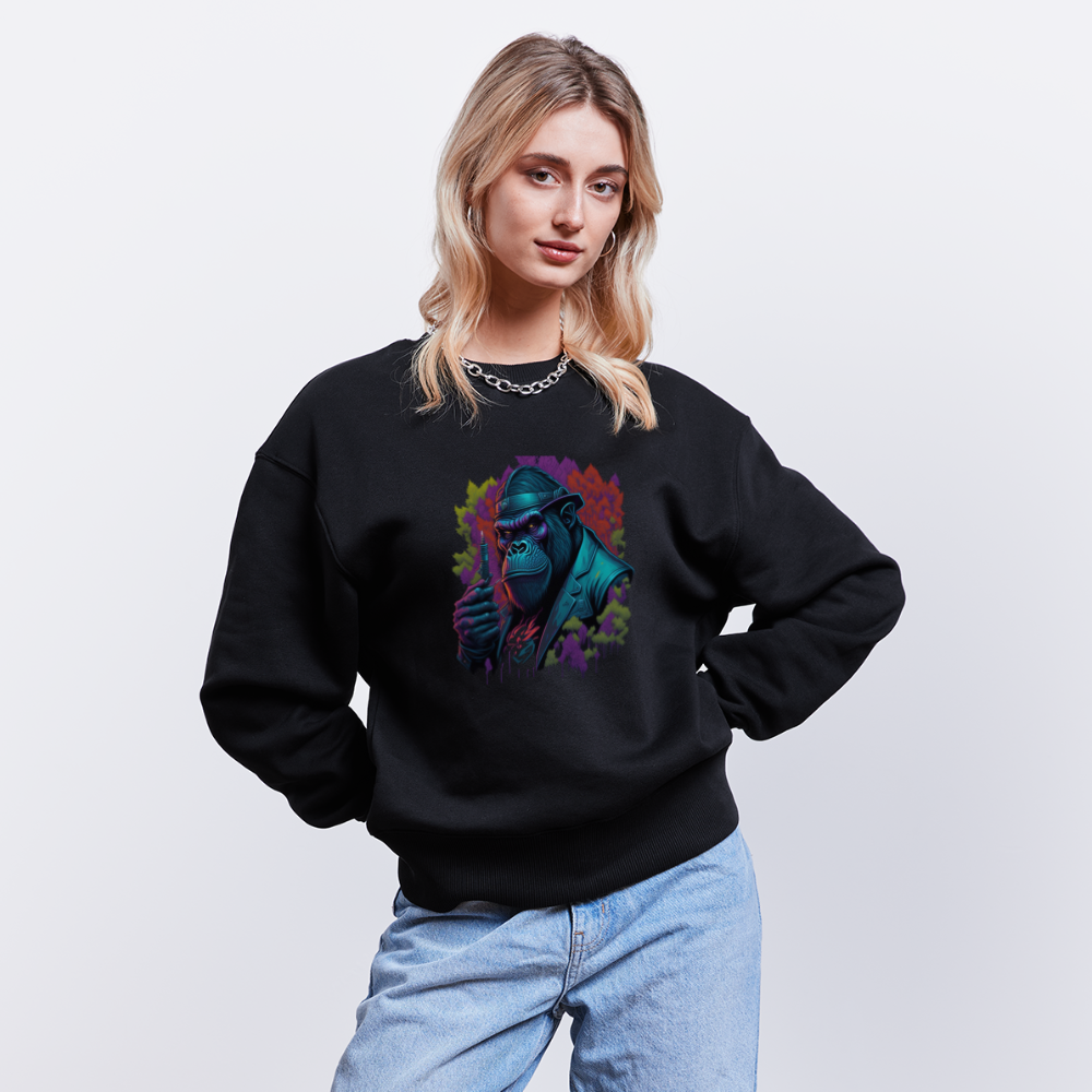 KingKong - Oversize Pullover - Schwarz