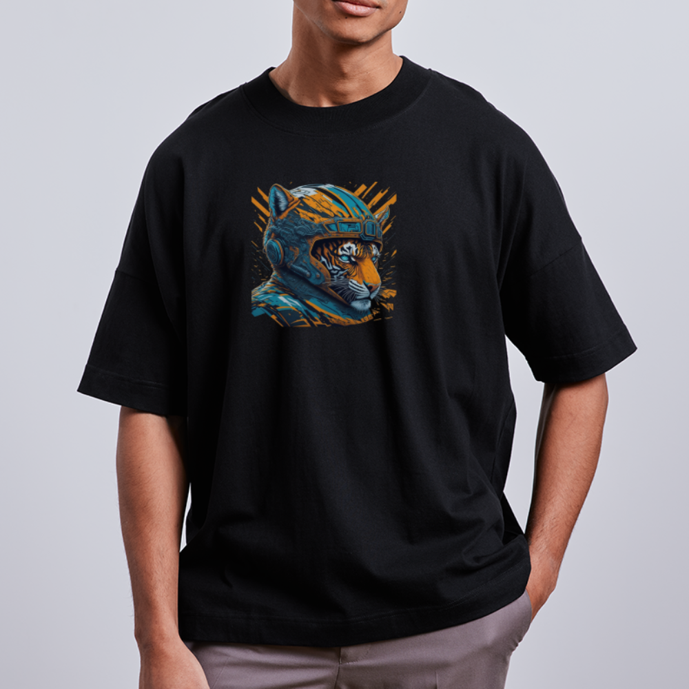 TigerQuarterback - Oversize T-shirt - Schwarz