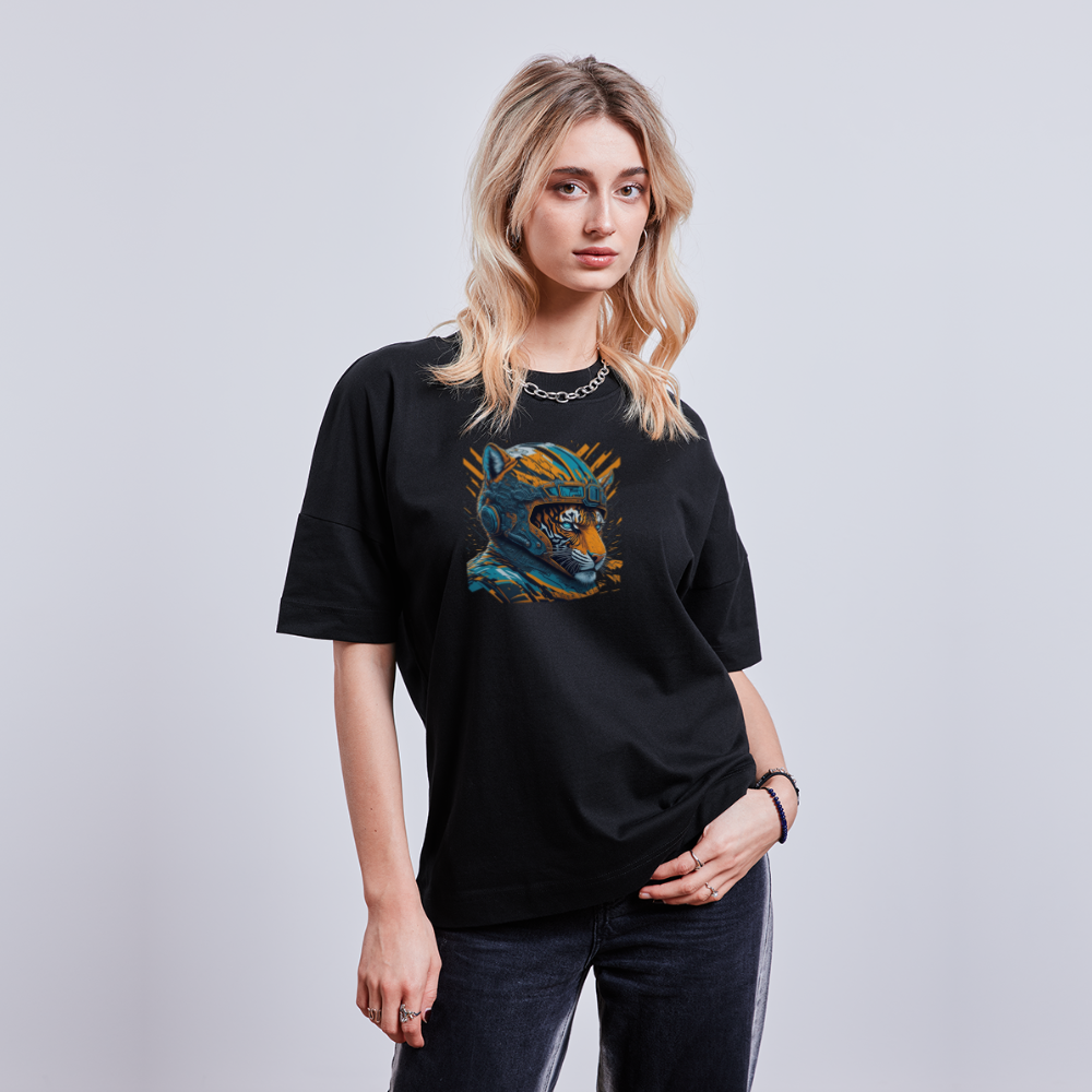 TigerQuarterback - Oversize T-shirt - Schwarz