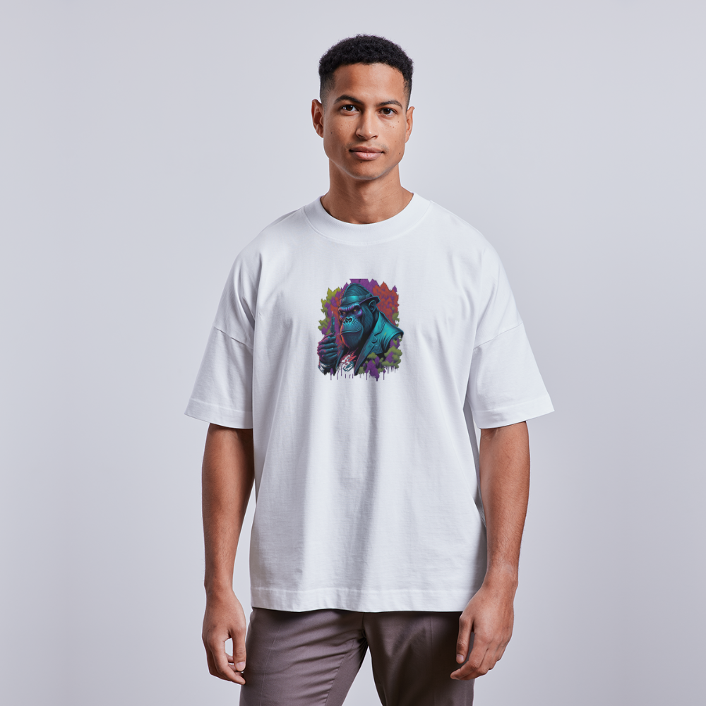 KingKong - Oversize T-shirt - weiß