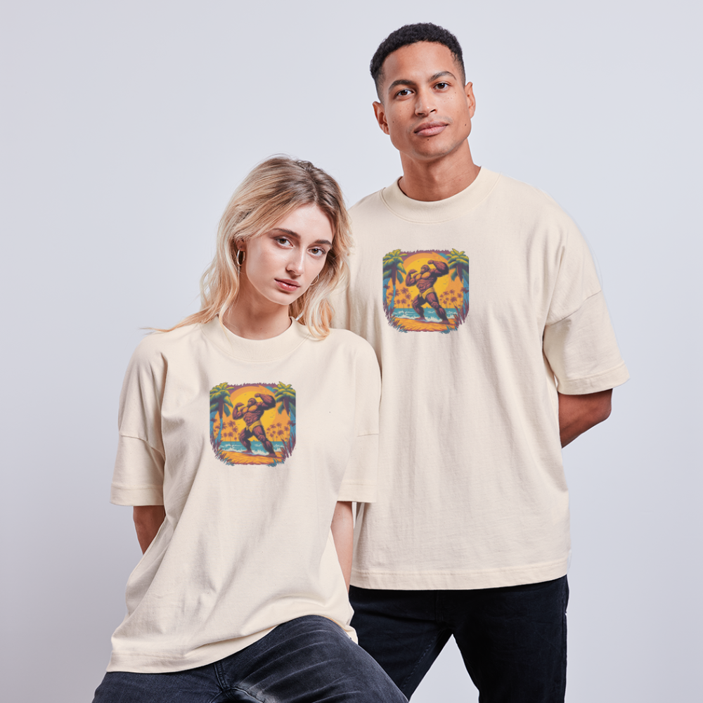 GorillaCoasta - Oversize T-shirt - Naturweiß