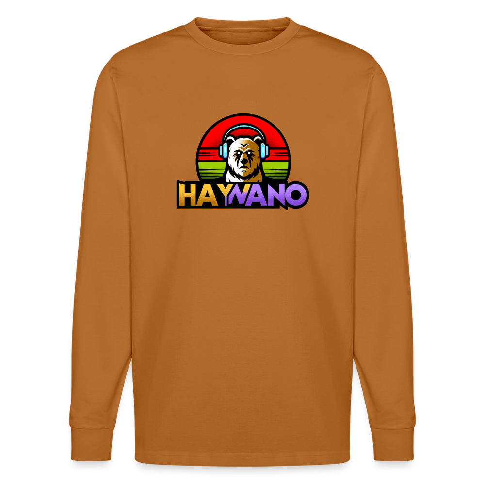 Haywano -  Langarmshirt - Herbstorange