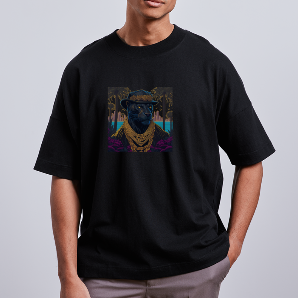 PantherChief - Oversize T-shirt - Schwarz