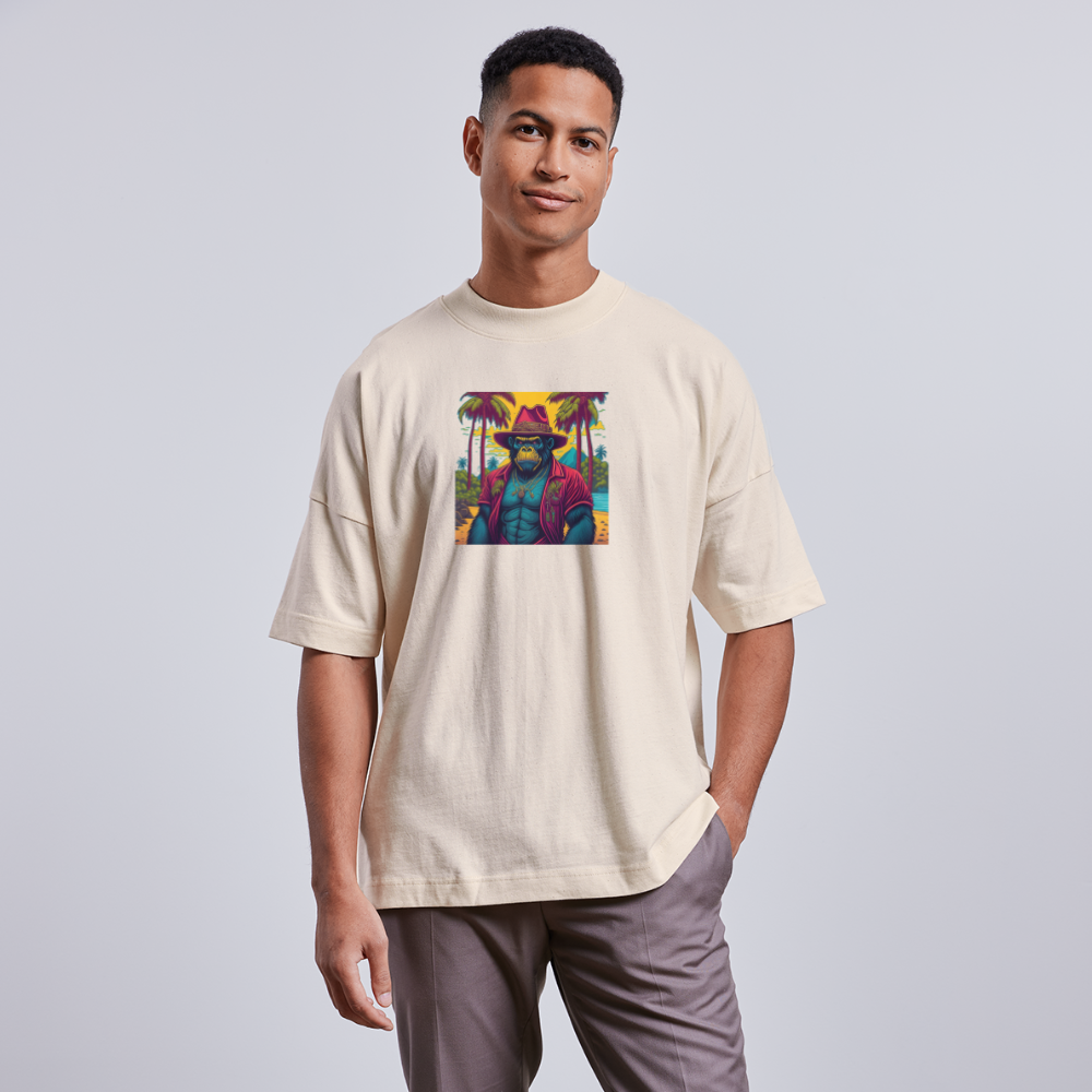 GorillaKingpin - Oversize T-shirt - Naturweiß