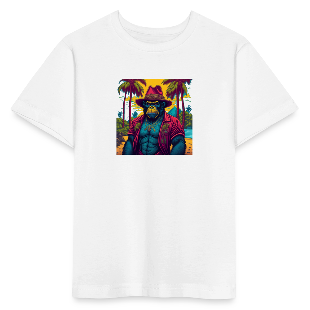 GorillaKingPin - Kidz T-Shirt - weiß