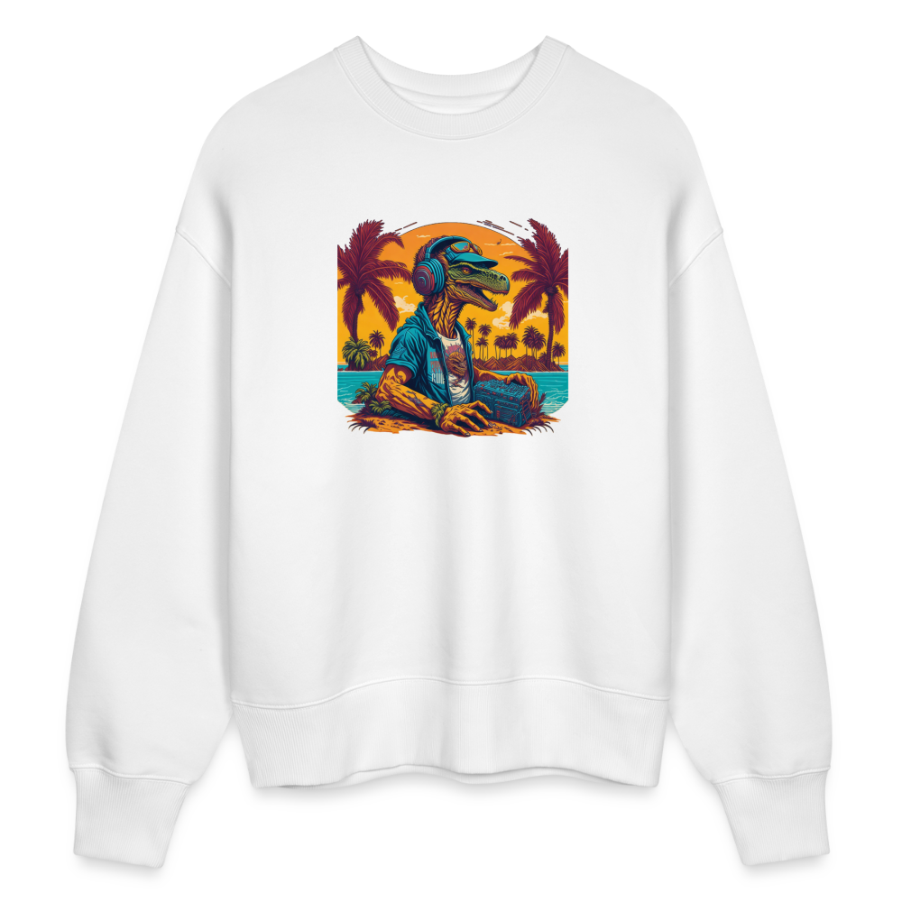 TyrantRulerRex - Oversize Pullover - weiß