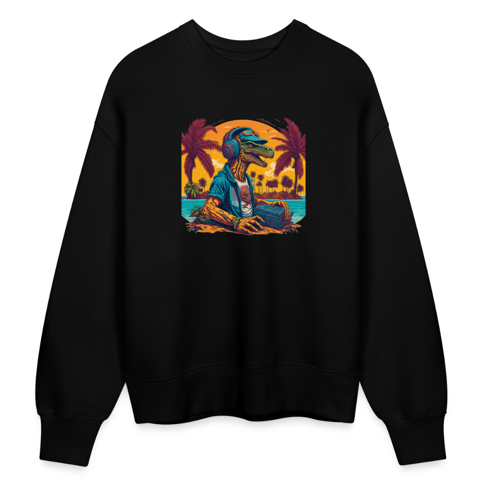 TyrantRulerRex - Oversize Pullover - Schwarz