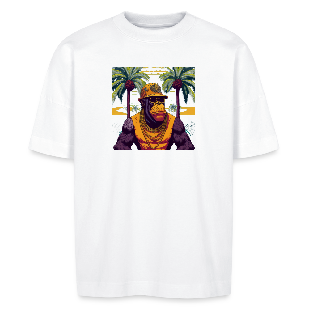 BeachKingGorilla - Oversize T-shirt - weiß