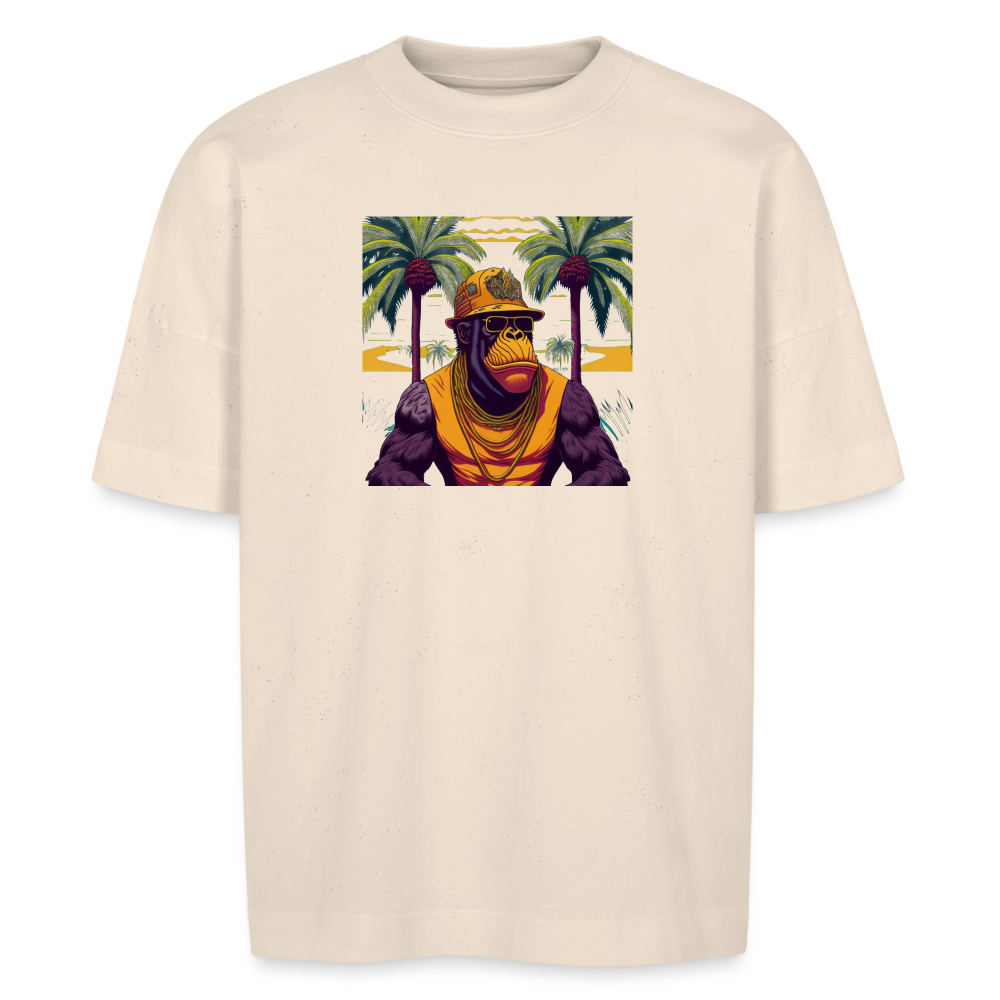 BeachKingGorilla - Oversize T-shirt - Naturweiß