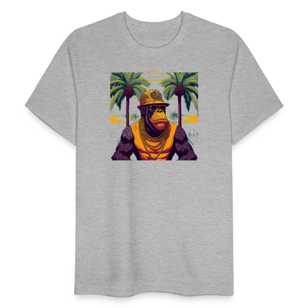 BeachKingGorilla - Relax T-shirt - Grau meliert