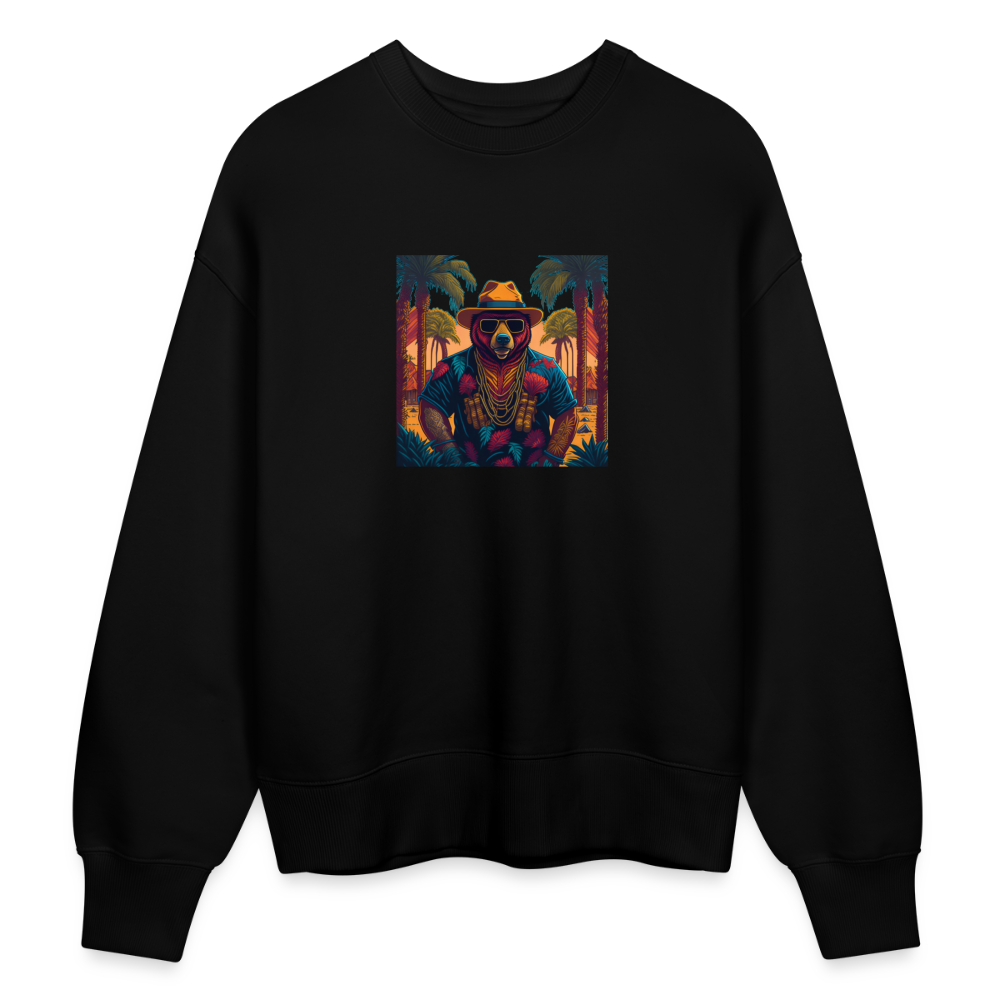 BearBaron - Oversize Pullover - Schwarz